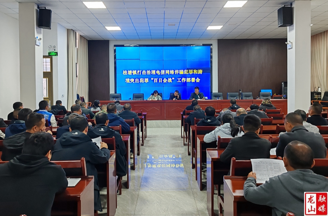 桂塘镇召开打击治理电信网络诈骗犯罪工作部署会