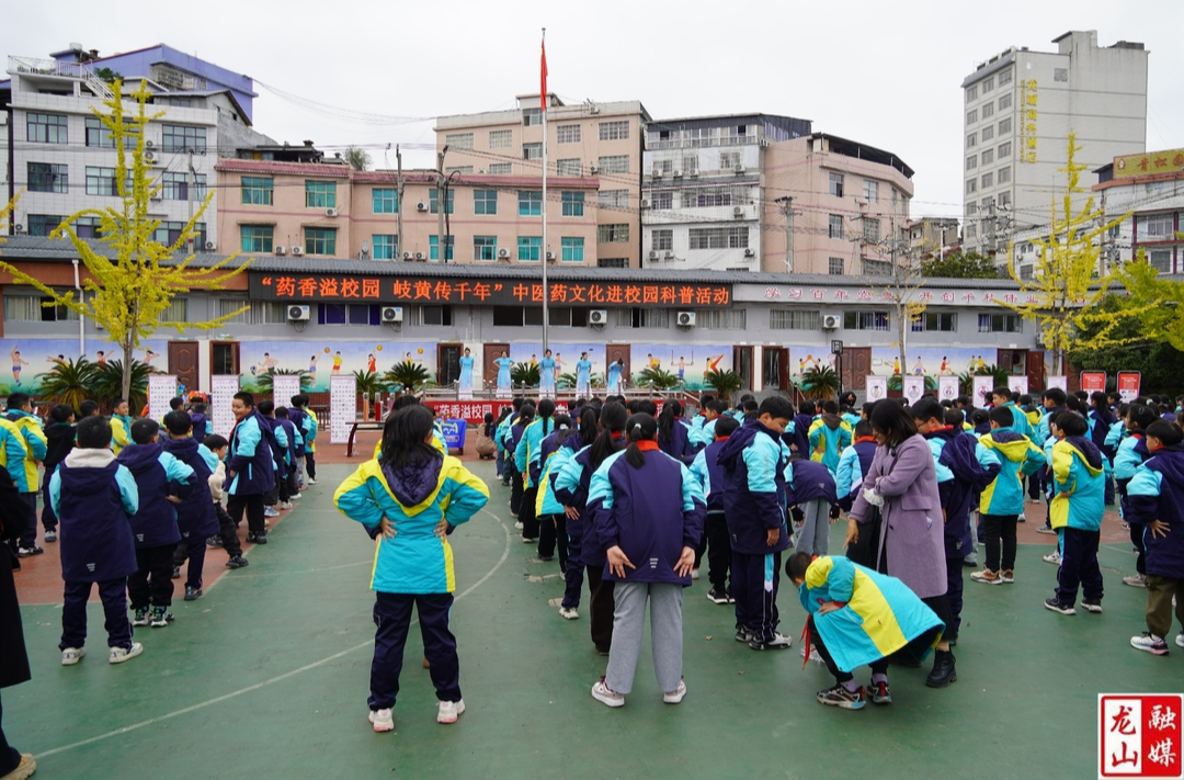 药香溢校园，岐黄传千年！县中医院走进五小开展中医药文化进校园活动