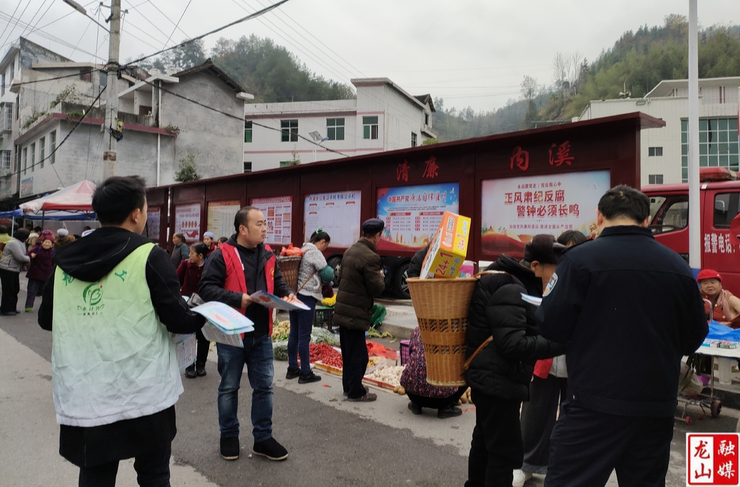 内溪乡联合禁毒社工开展法治禁毒宣传活动