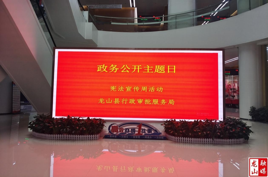 县行政审批服务局开展“宪法宣传周”政务公开主题日活动