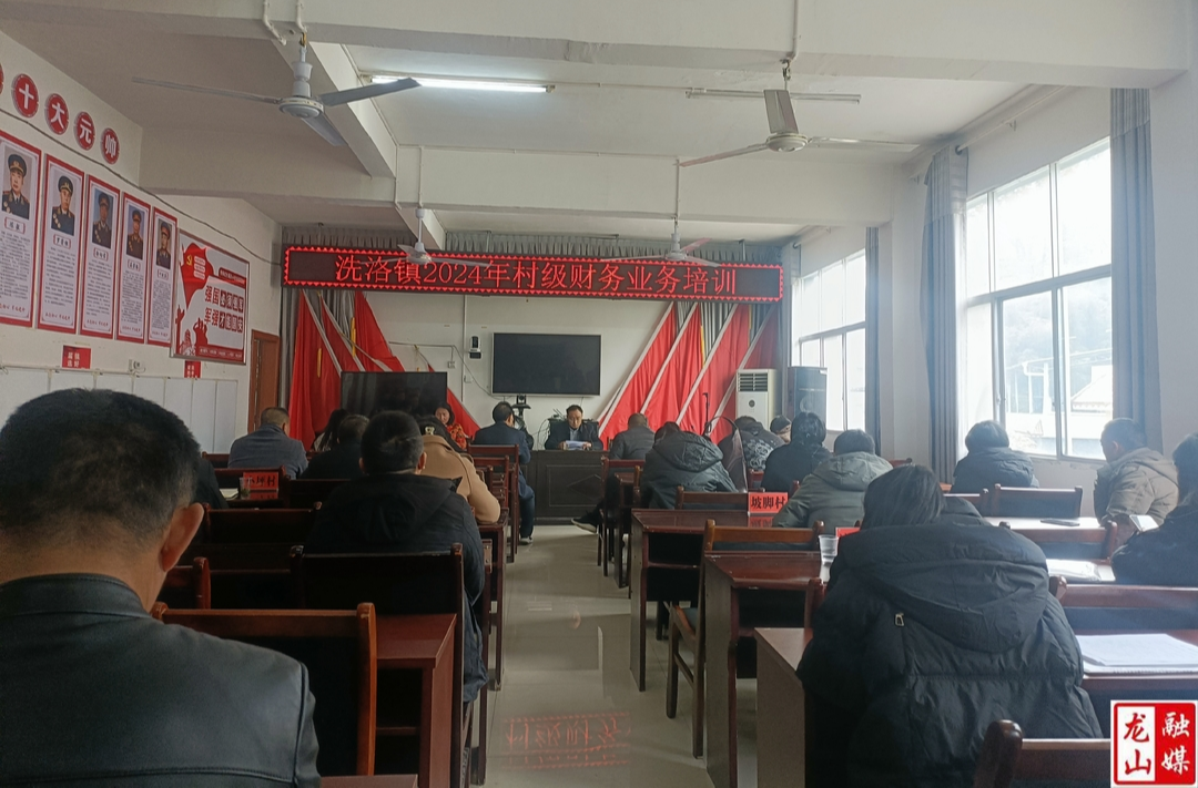 洗洛镇开展2024年村级财务业务培训