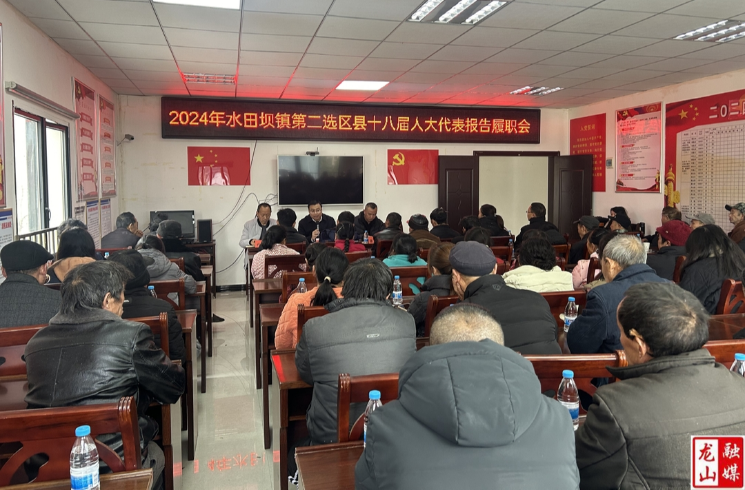 水田坝镇召开县人大代表报告履职会