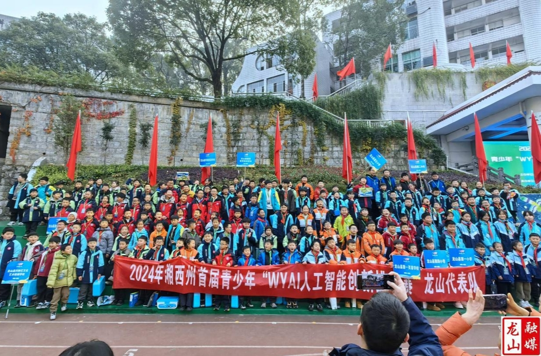 龙山县踊跃参与湘西州首届青少年“WYAI人工智能创新挑战赛”