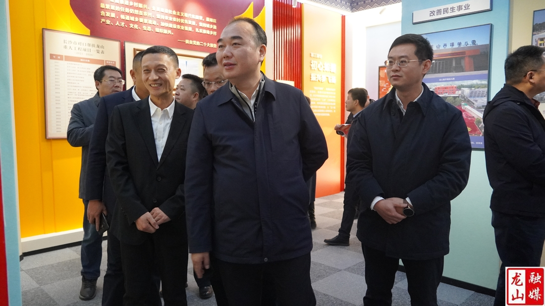 长沙市望城区长蔡锋到龙山县调研乡村振兴对口帮扶工作
