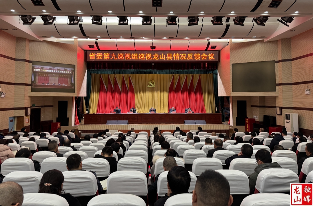 省委第九巡视组向龙山县委反馈巡视情况