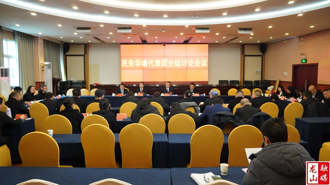【聚焦两会】民安、华塘代表团分组讨论会议召开