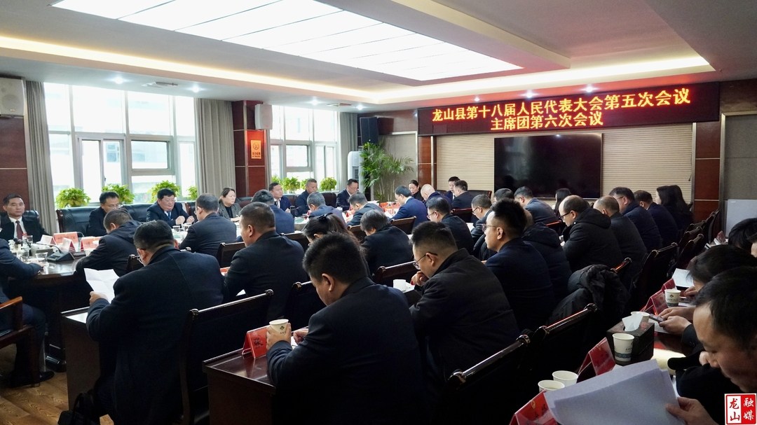 【聚焦两会】龙山县第十八届人民代表大会第五次会议主席团第六次会议召开
