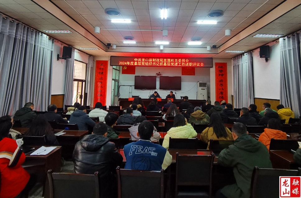 县财政局直属机关党委2024年度基层党组织书记抓基层党建工作述职评议会召开