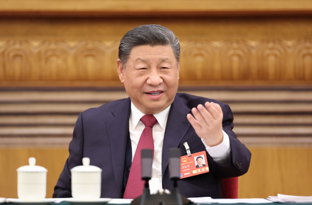 微镜头·习近平总书记两会“下团组” | “始终保持弄潮儿的角色”