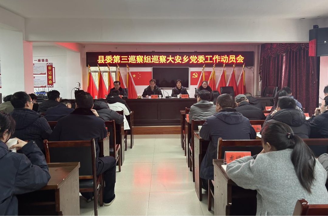 县委第三巡察组巡察大安乡党委工作动员会召开