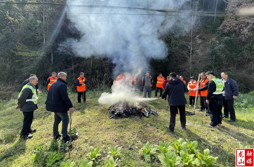 桂塘镇开展森林防灭火“131”应急处置机制演练