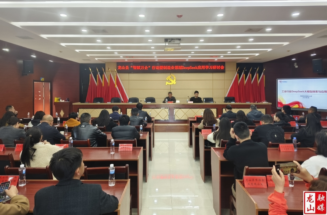 龙山县“智赋万企”行动暨制造业领域DeepSeek应用学习研讨会召开