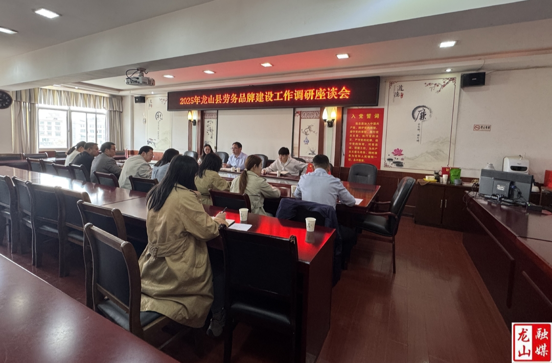 州就业服务中心一行来县调研龙山县劳务品牌建设工作