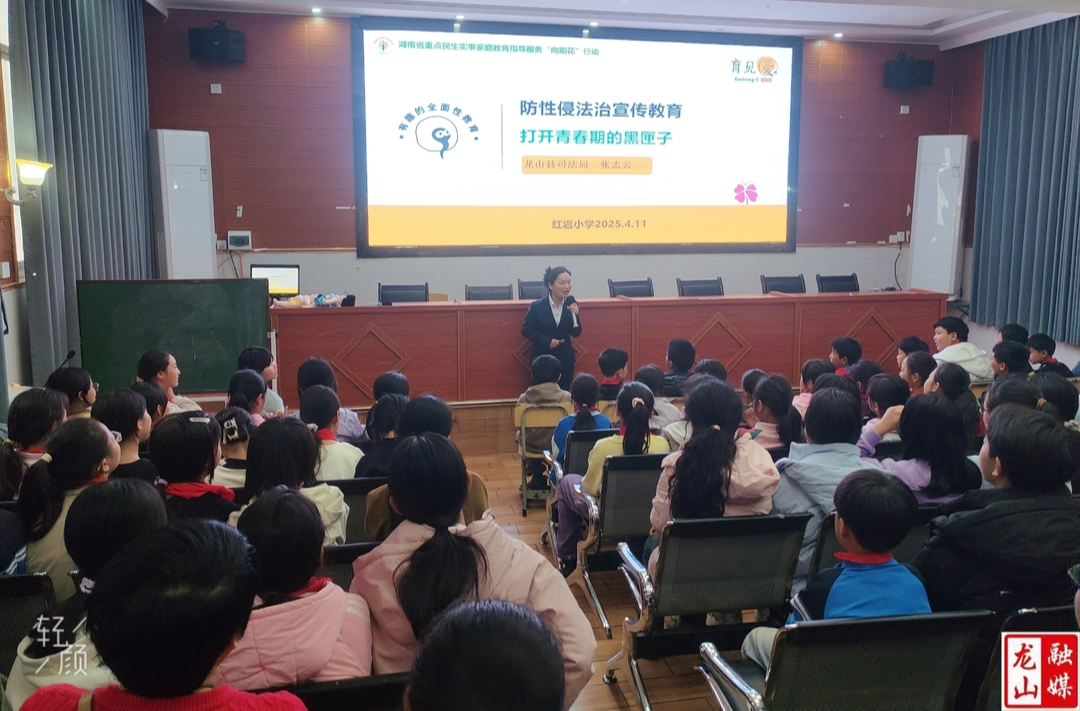 红岩溪镇中心小学开展防性侵法治宣传教育活动