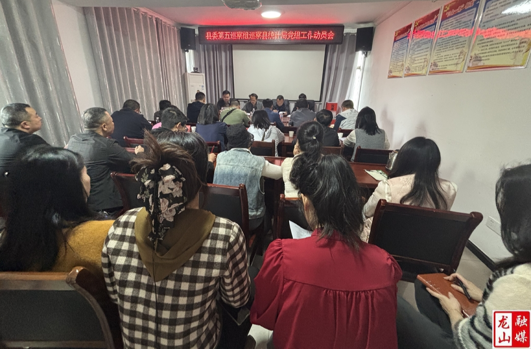 县委第五巡察组巡察县统计局党组工作动员会召开