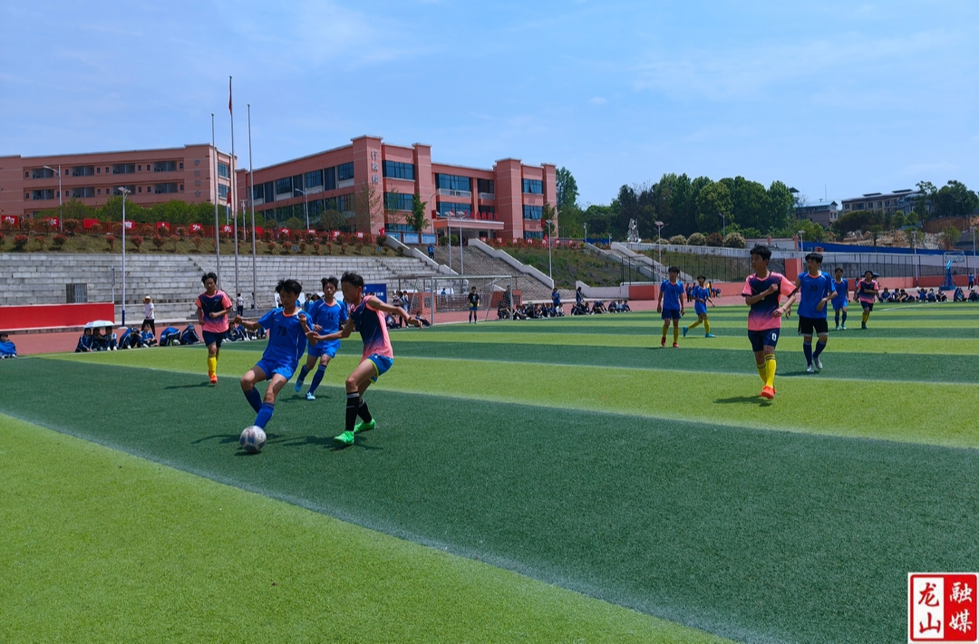 龙山二中举行2025年“奔跑吧·少年”校园足球赛（图）