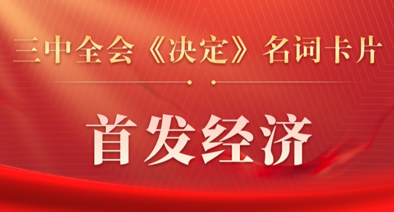 三中全会《决定》名词卡片天天学：首发经济