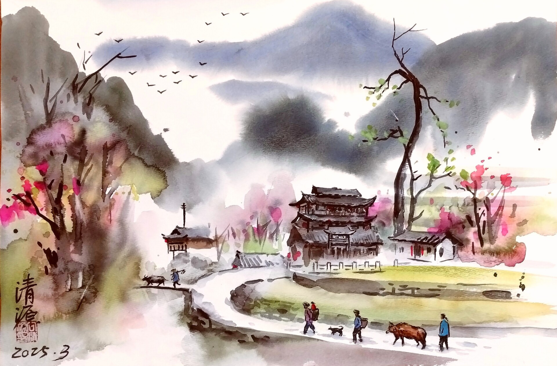 向清源美术作品赏析（三）