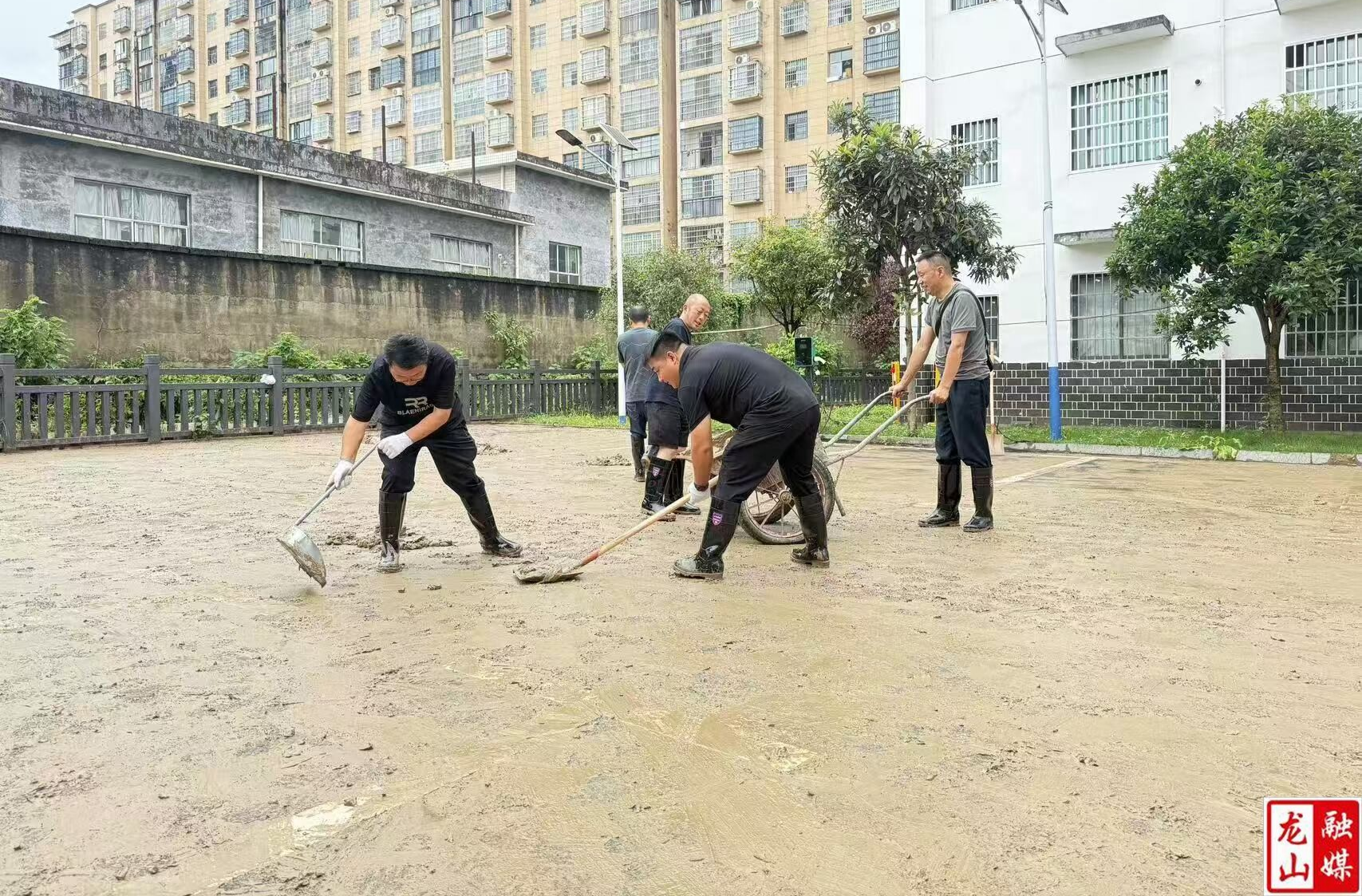 生态环保铁军化身志愿者助力灾后重建