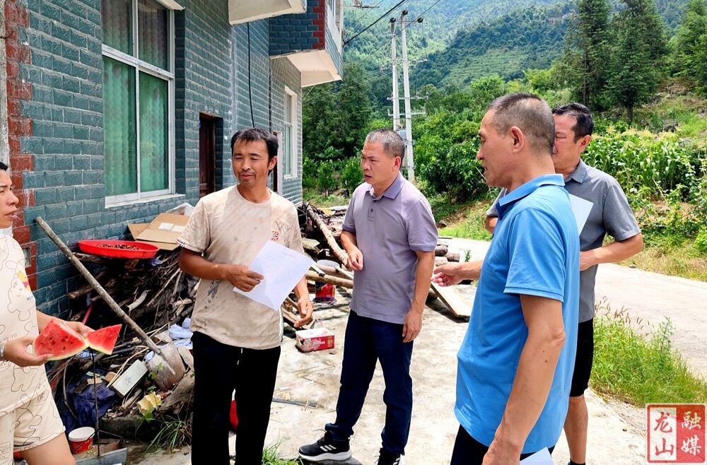 龙山县退役军人事务局开展乡村振兴法治共建活动（图）