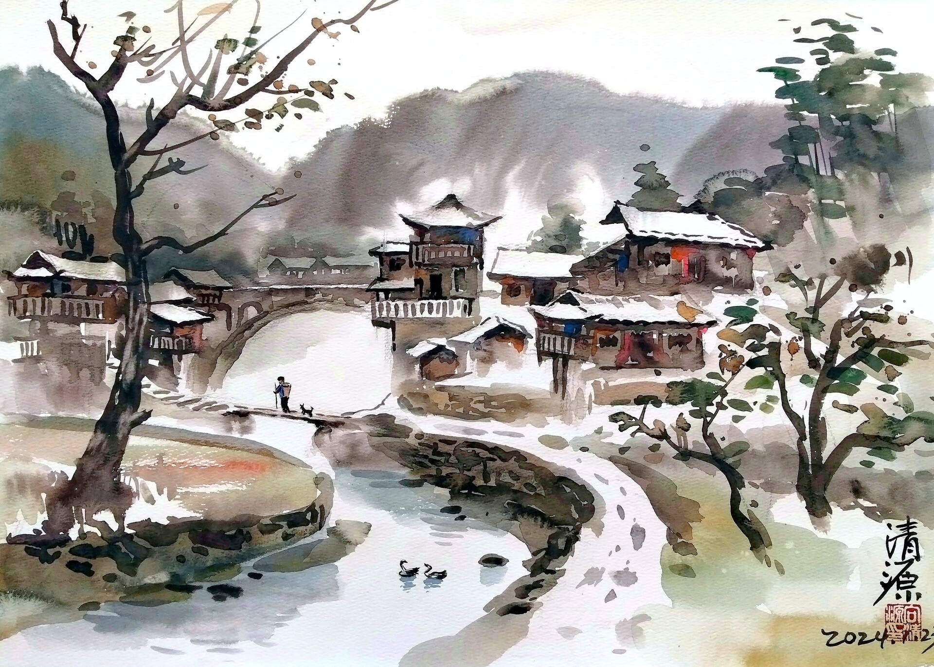 向清源美术作品赏析（六）