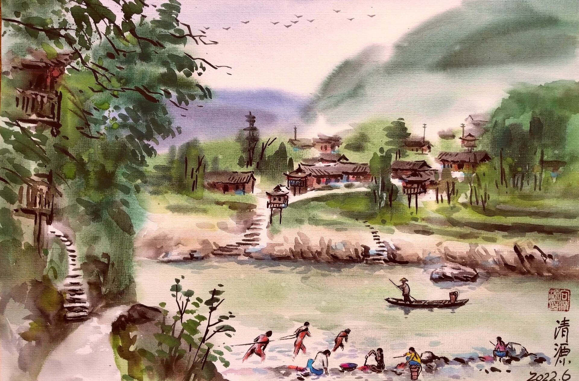 向清源美术作品赏析（十四）