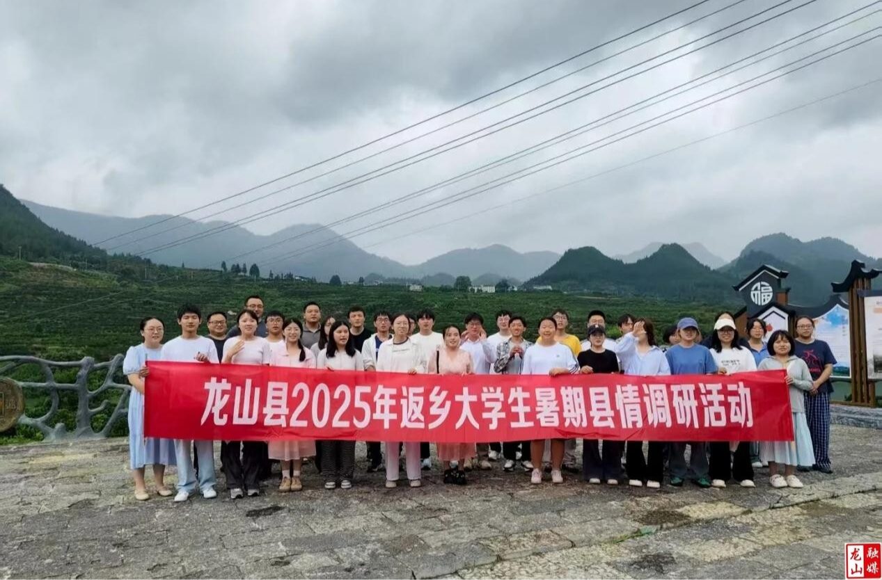 龙山县2025年返乡大学生暑期县情调研活动举行