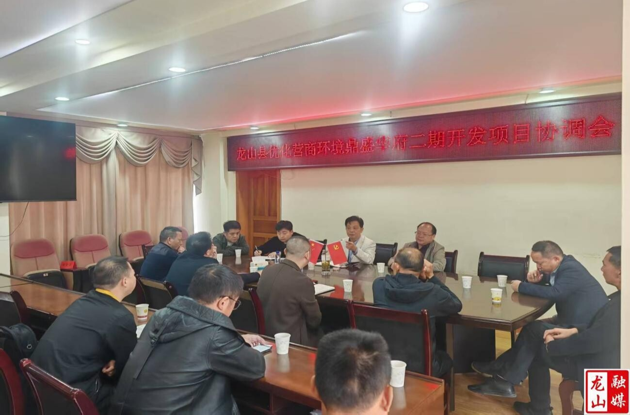 县住建局组织召开鼎盛华府二期开发项目营商环境专题协调会