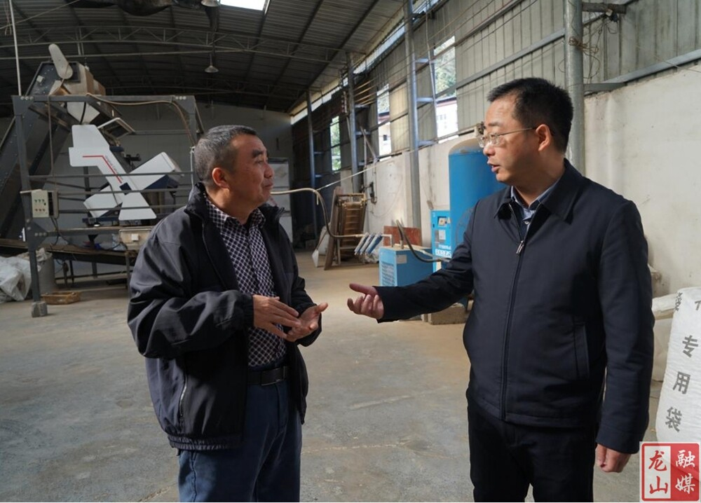 谭磊调研龙山县乡镇农业企业