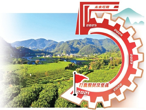 从“泥泞路”到“彩虹路”——  隘口茶山颜值变产值