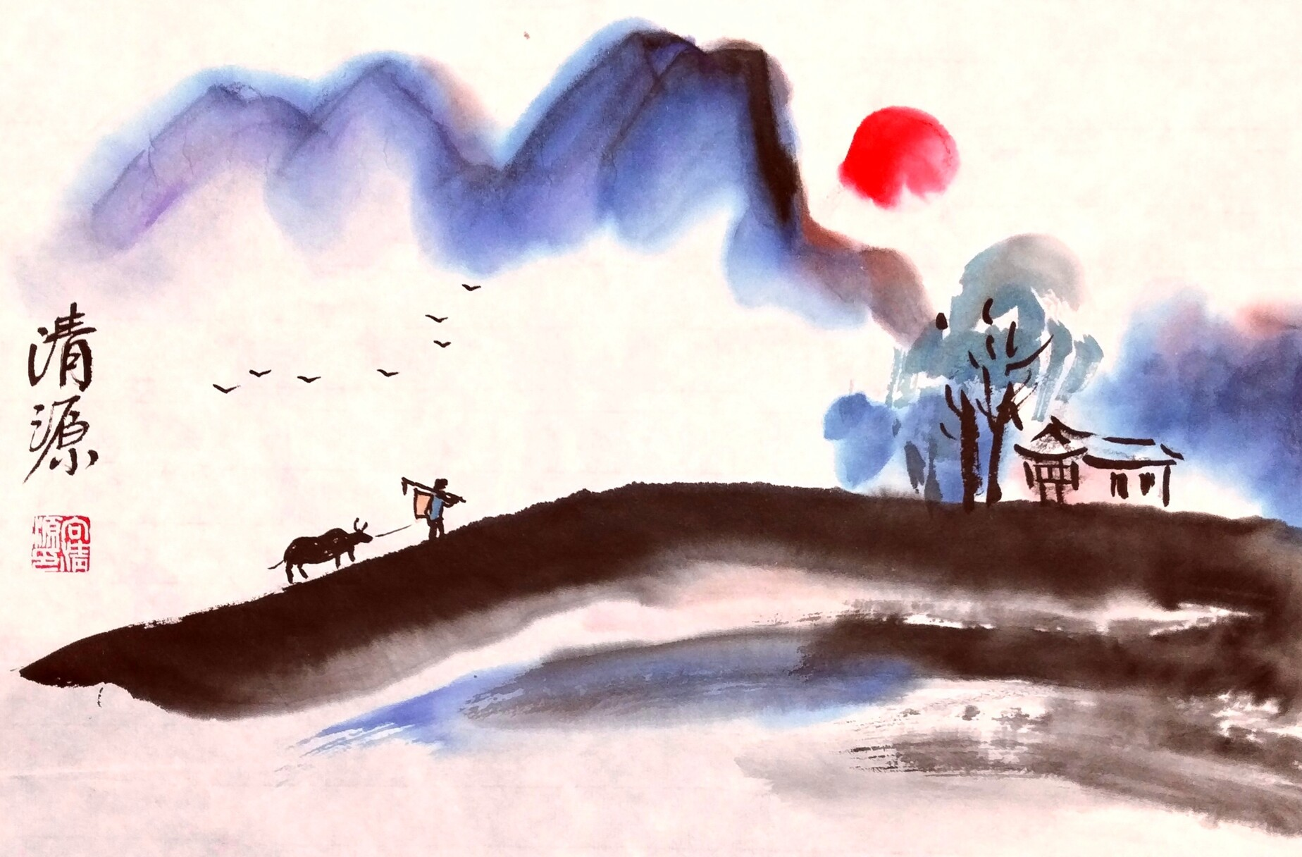 向清源美术作品赏析（十七）