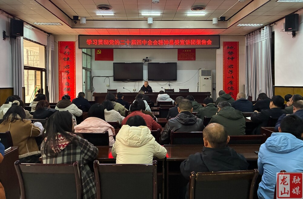 县财政局召开学习贯彻党的二十届四中全会精神宣讲会