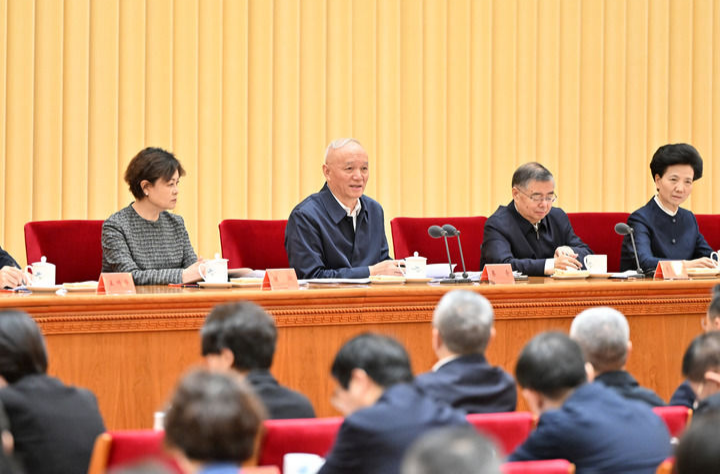 全国宣传部长会议在京召开 蔡奇出席并讲话