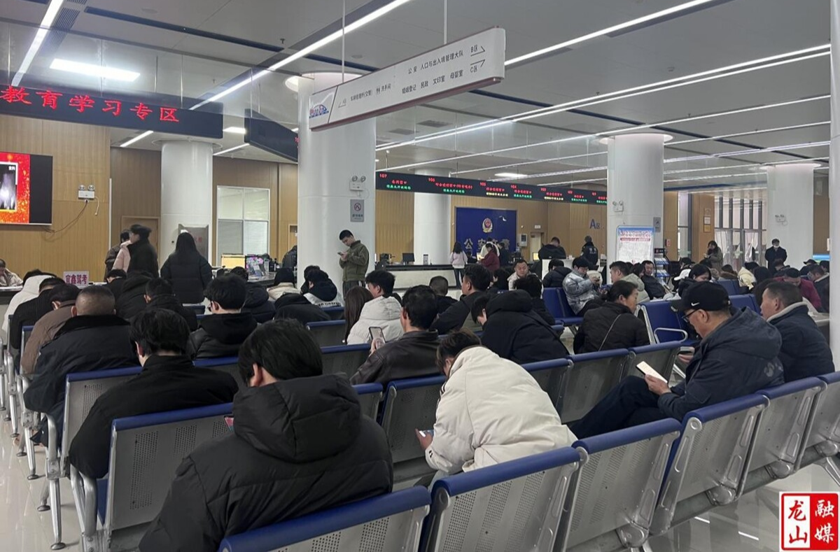 龙山交警春节服务“不打烊” 车驾管业务便捷办