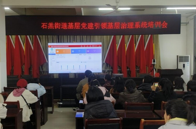 石羔街道开展基层党建引领基层治理系统培训