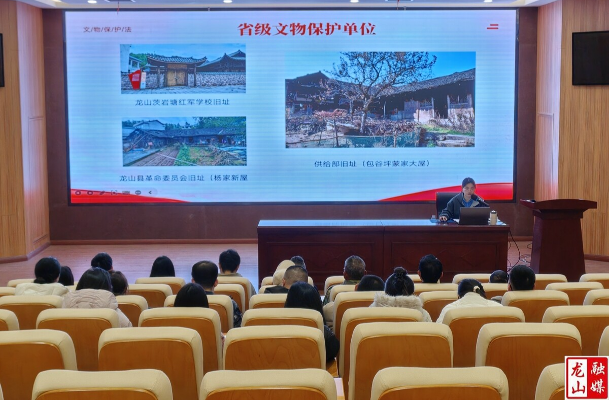 龙山县湘鄂川黔革命根据地纪念馆开展《文物保护法》专题学习