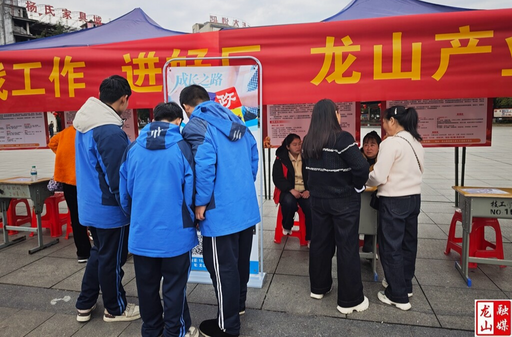 龙山举办2026年春季开发区专场招聘会 线上线下联动促就业