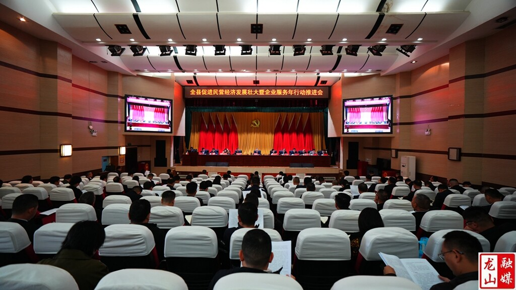 全县促进民营经济发展壮大暨企业服务年行动推进会召开