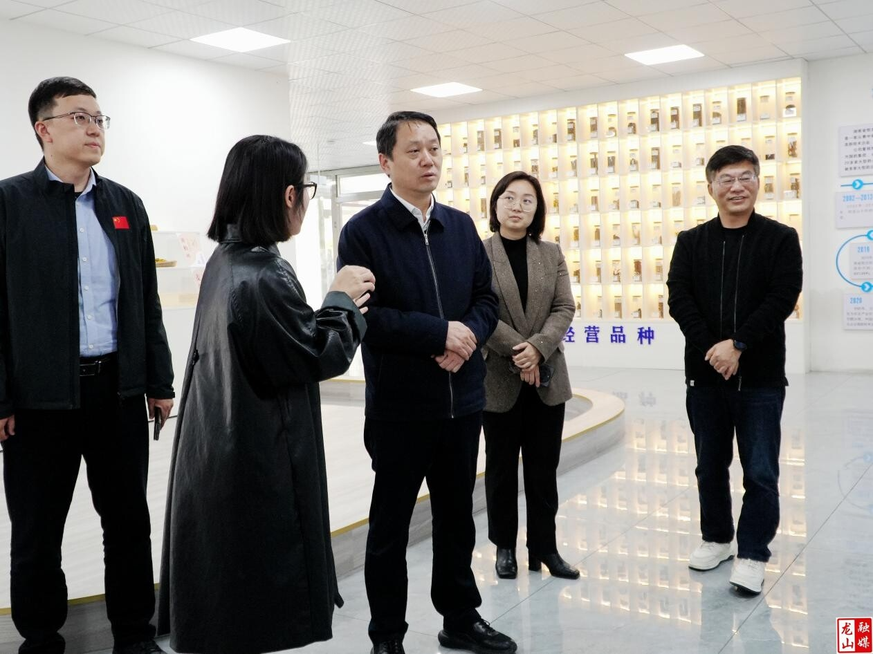 吴光文到龙山产业开发区调研企业发展及项目建设