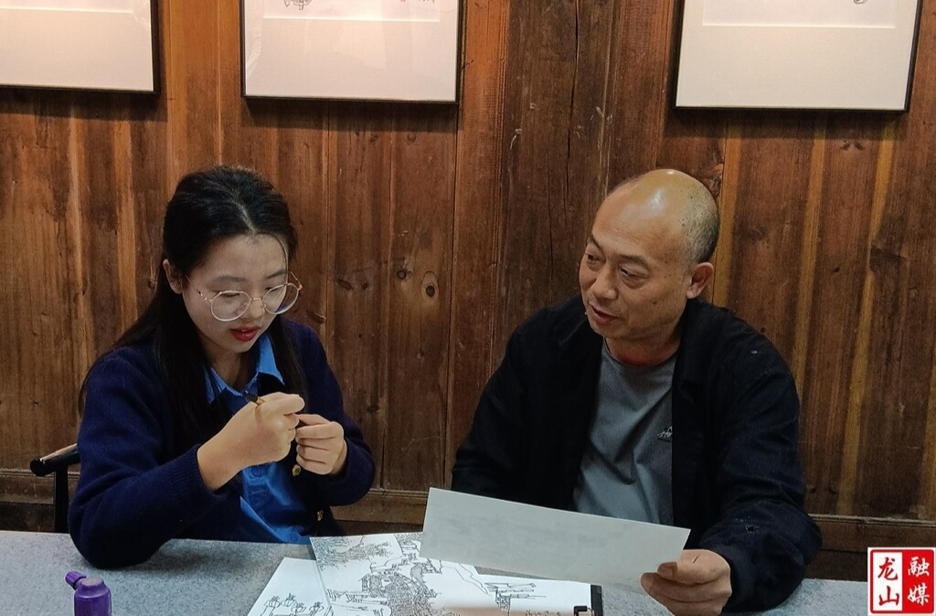 里耶酉水题材国画作品助力文旅发展