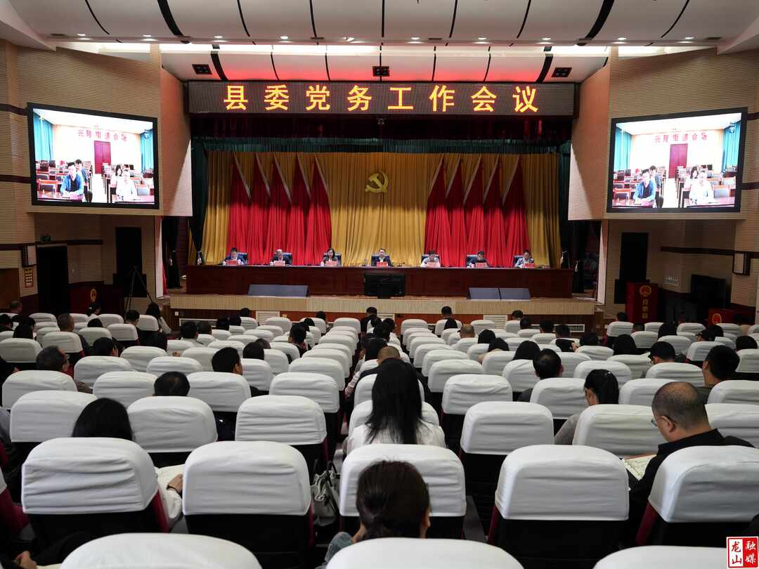 龙山县委党务工作会议召开