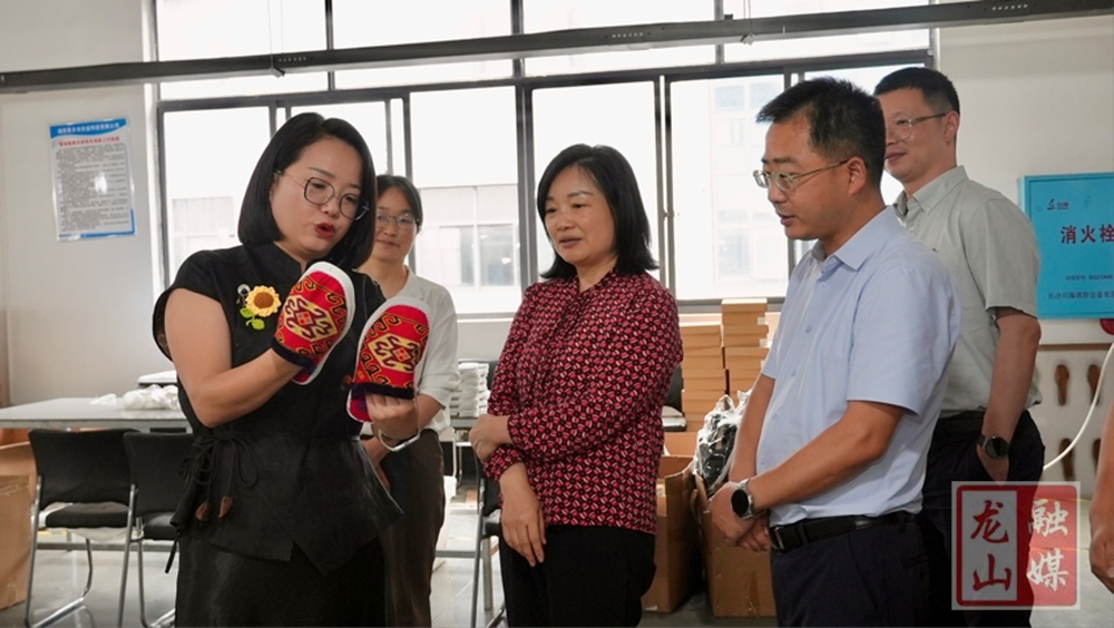 长沙市政府物流口岸办一行到龙山县调研现代物流产业发展