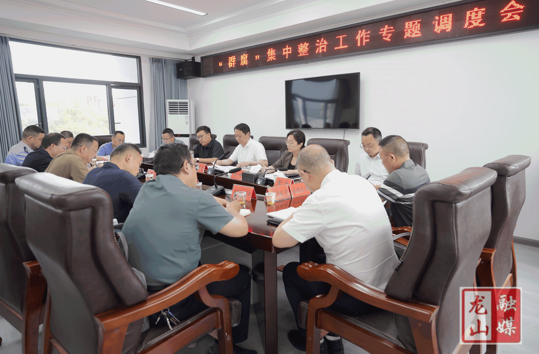 吴光文主持召开“群腐”集中整治工作专题调度会