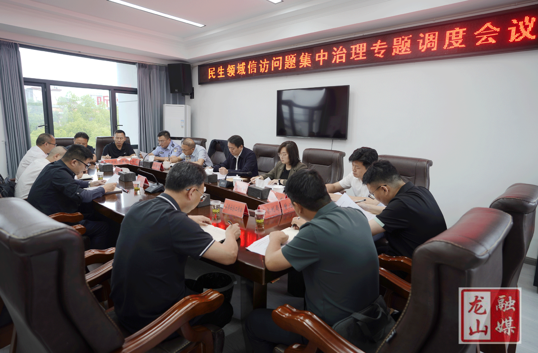吴光文主持召开民生领域信访问题集中治理专题调度会
