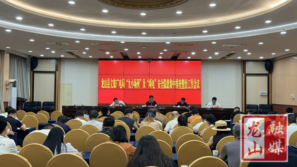 县文旅广电局召开“九小场所”及“两电”安全隐患排查整治工作会