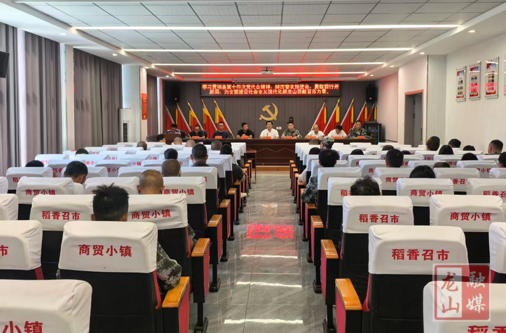 召市镇召开专题会议传达学习中国共产党龙山县第十四次代表大会精神