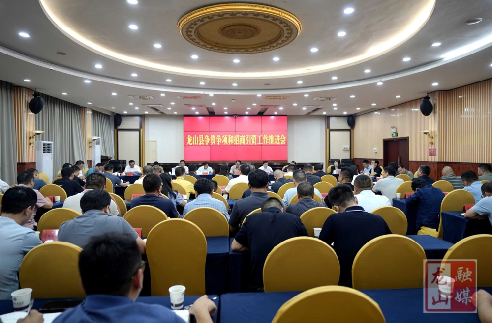 龙山县争资争项和招商引资工作推进会召开
