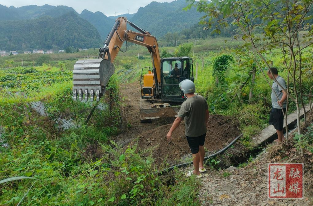 龙堰村：村民无偿让地 助力机耕道修建