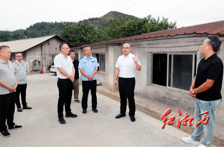 尚生龙到花垣县督导省环保督察组首批信访转办件办理工作
