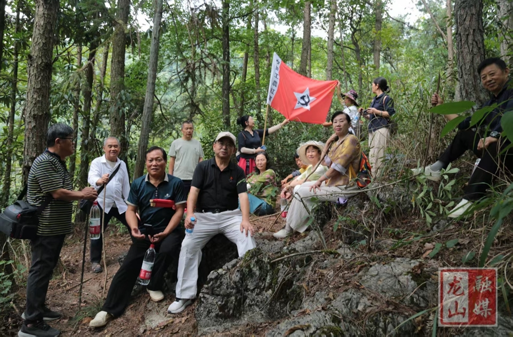 龙山县诗词班茨岩塘半寨村采风纪实